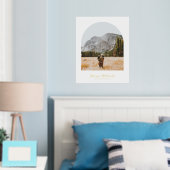 金パーソナライズされた箔の家族の名前と写真 箔ポスター (インサイチュ (寝室))