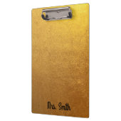 金パーソナライズされた箔トーン クリップボード (左)