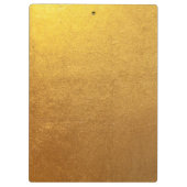 金パーソナライズされた箔トーン クリップボード (裏面)