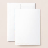 金パーソナライズされた箔21歳の誕生日グリーティングカード 箔カード (裏面封筒付き)