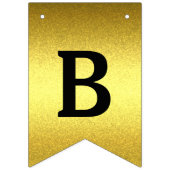 金パーソナライズされた色・紫の旗 バンティングフラッグ (第2の旗)