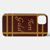 金パーソナライズされた酒 Case-Mate iPhoneケース (裏面 (横))