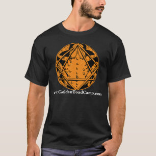 金ヒキガエルのキャンプの要素 Tシャツ
