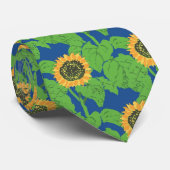 金ヒマワリの首のタイ ネクタイ (ロール)