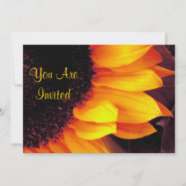 金ヒマワリ招待されられた結婚式です 招待状