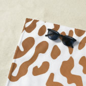 金ヒョウのプリント ビーチタオル (インサイチュ)