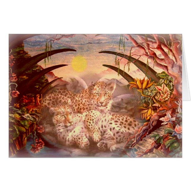 金ヒョウの朝 (正面横)