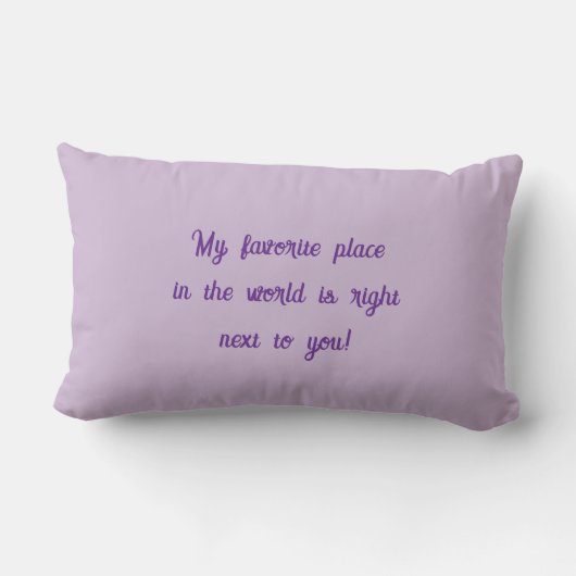 金ビクトリアンのハートと薄紫の花、ヴィンテージ ランバークッション (裏面)