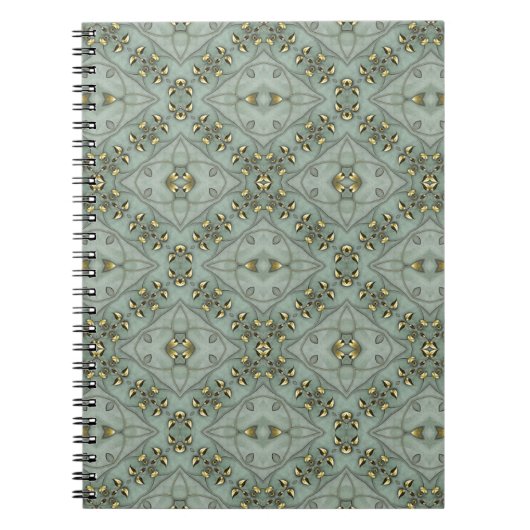 金ビクトリアン葉 ノートブック (正面)
