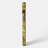 金ビットコインBTC暗号通貨コインパターン iPhoneケース (左側面)