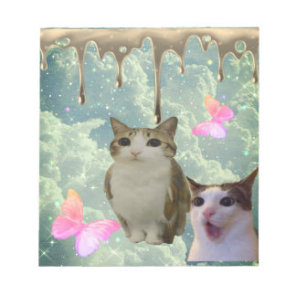 金ピカ猫のノートパッド ノートパッド