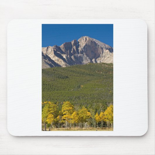 金ピーク眺めは憧れます マウスパッド (正面)