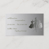 金ファッションのスタイリスト 名刺 (裏面)