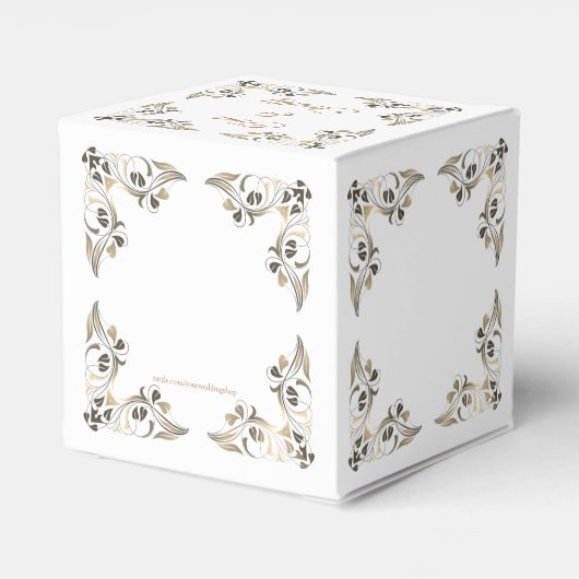 金ファンシーの縁ど文閣寺 フェイバーボックス (裏面サイド)