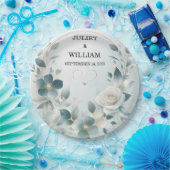 金ファンシー属グラムシャイニーハイエンドシルバー結婚ズ ペーパープレート (パーティー)