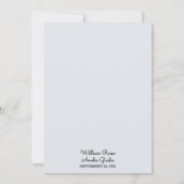 金ファンシー属グラムシャイニーハイエンドシルバー結婚ズ 招待状 (裏面)