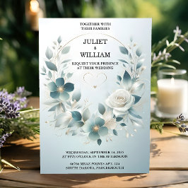 金ファンシー属グラム光沢のあるハイエンドシルバー結婚の 招待状