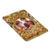 金フェイク中国の彫り枠 マグネット (右側)