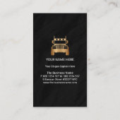 金フェイク属タイヤ下車花こう岩トグランジラック 名刺 (裏面)