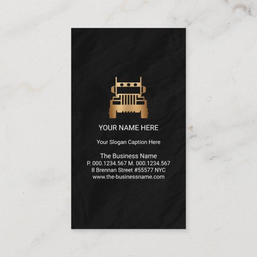 金フェイク属タイヤ下車花こう岩トグランジラック 名刺 (裏面)