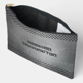 金フェイク属名前をカスタムする アクセサリーポーチ (見開き)