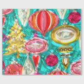 金フェイク属球パターン光沢ラッピング紙 ラッピングペーパー (フラット)