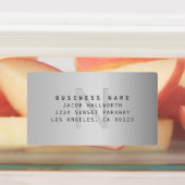 金フェイク属防水モノグラムの接着剤 ラベル (貼付)