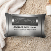 金フェイク属、シルバー自動車 – 自動車販売ショールーム ランバークッション (ブランケット)