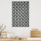 金フェイク属 ポスター (キッチン)