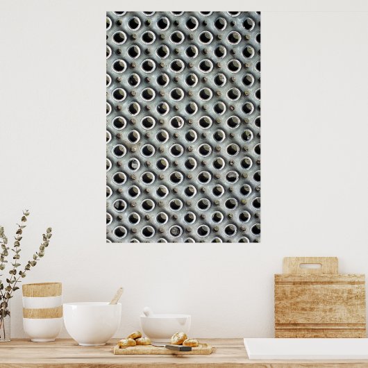 金フェイク属 ポスター (キッチン)