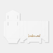 金フェイク箔の花嫁 フェイバーボックス (折り畳みなし)