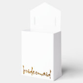 金フェイク箔の花嫁 フェイバーボックス (オープン)