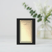 金フェイク箔イヤリングディスプレイ 名刺 (スタンド正面)