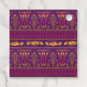 金フェイク箔エジプトをテーマにしたパーティー フェイバータグ (裏面)