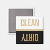 金フェイク箔クリーン汚れ食洗機 マグネット (正面/裏面)