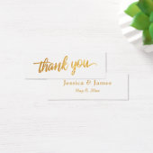 金フェイク箔スクリプトサンキュー結婚式の引き出物 (デスク)