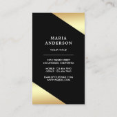 金フェイク箔スターズ紙吹雪レインボーいかり 名刺 (裏面)