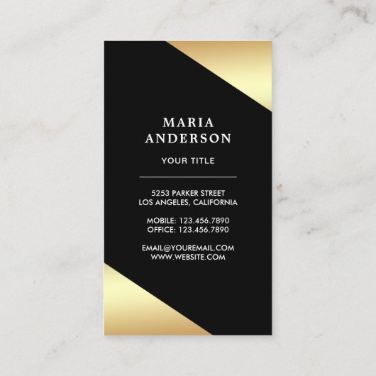 金フェイク箔スターズ紙吹雪レインボーいかり 名刺 (裏面)