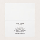 金フェイク箔ストライプのラエレガントイトブルーシック 名刺 (内部フラット)