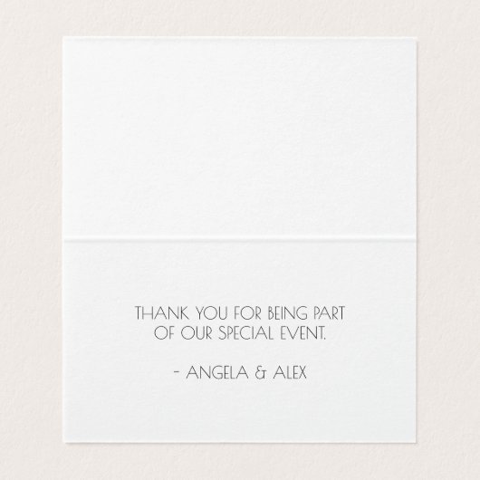 金フェイク箔テクスチャーとブラックストライプありがとう (内部フラット)