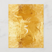 金フェイク箔テーブルロコココボタニカルリース (裏面)