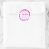 金フェイク箔ハンドメイドスモールホームビジネス ラウンドシール (バッグ)