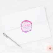 金フェイク箔ハンドメイドスモールホームビジネス ラウンドシール (封筒)