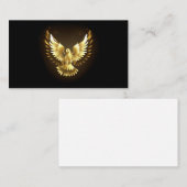 金フェイク箔ピースドゥーヴオンブラック エンクロージャーカード (正面/裏面)