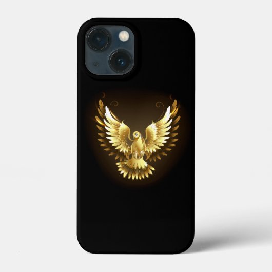 金フェイク箔ピースドゥーヴオンブラック Case-Mate iPhoneケース (裏面)