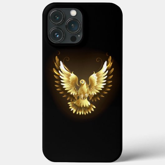 金フェイク箔ピースドゥーヴオンブラック Case-Mate iPhoneケース (裏面)