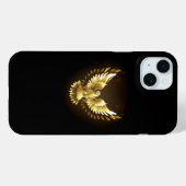 金フェイク箔ピースドゥーヴオンブラック Case-Mate iPhoneケース (裏面 (横))