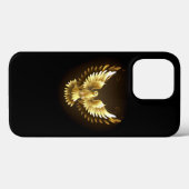金フェイク箔ピースドゥーヴオンブラック Case-Mate iPhoneケース (裏面 (横))