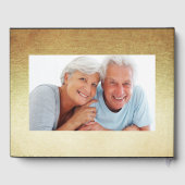 金フェイク箔フローラ50結婚周年 ゲストブック (裏面)