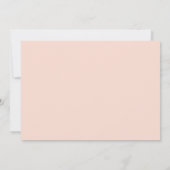 金フェイク箔レターE赤面フローラモノグラム 招待状 (裏面)